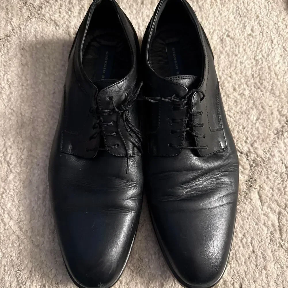 Giorgio Brutini Men's Black Oxfords